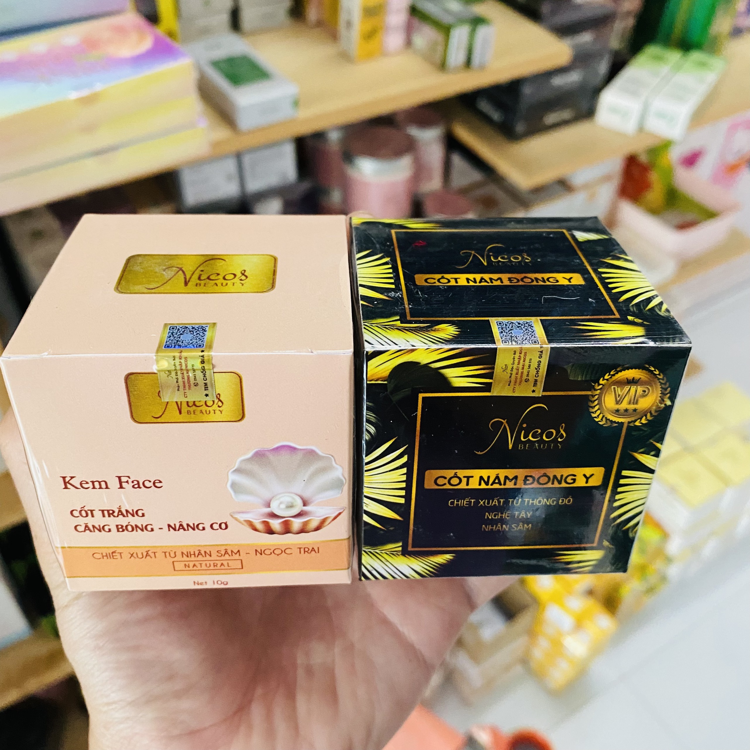 Kem Face Cốt Trắng Nicos ĐÔNG Y