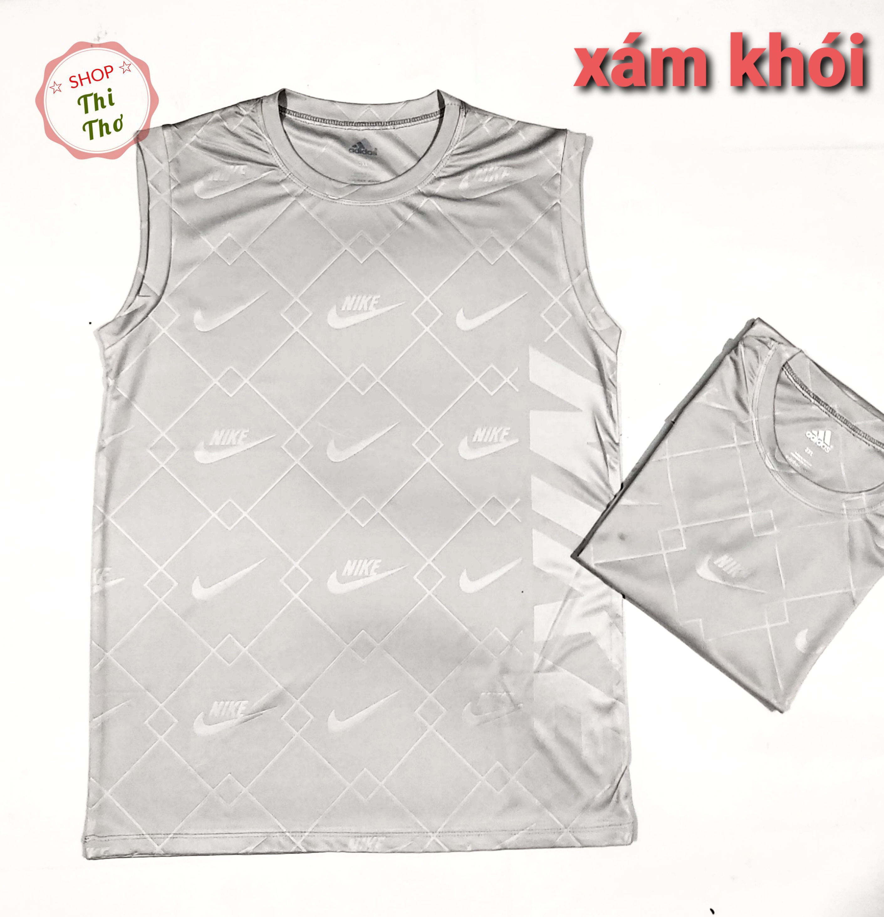 Áo thun thể thao nam sát nách thun lạnh 4 chiều