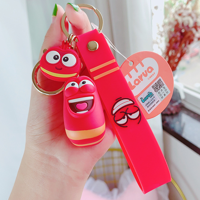 [HCM]Móc khóa sâu Larva cao cấp siêu xịn