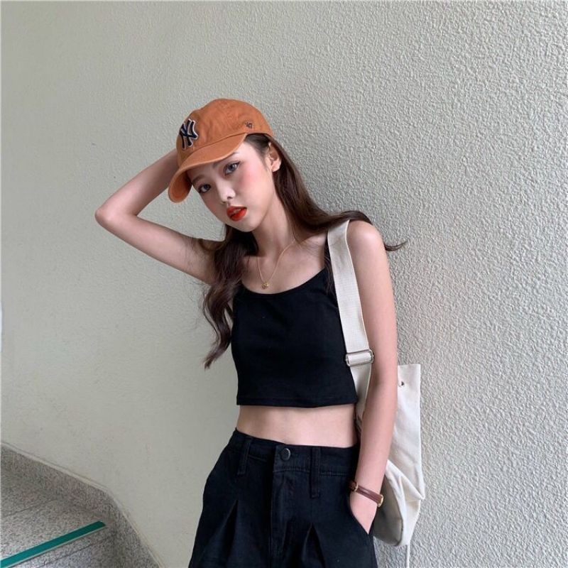 Áo 2 dây croptop siêu xinh ch-ntt