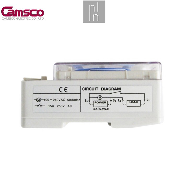 Timer switch mechanical relays timer 24 hours camsco model TB35N genuine dtlshop