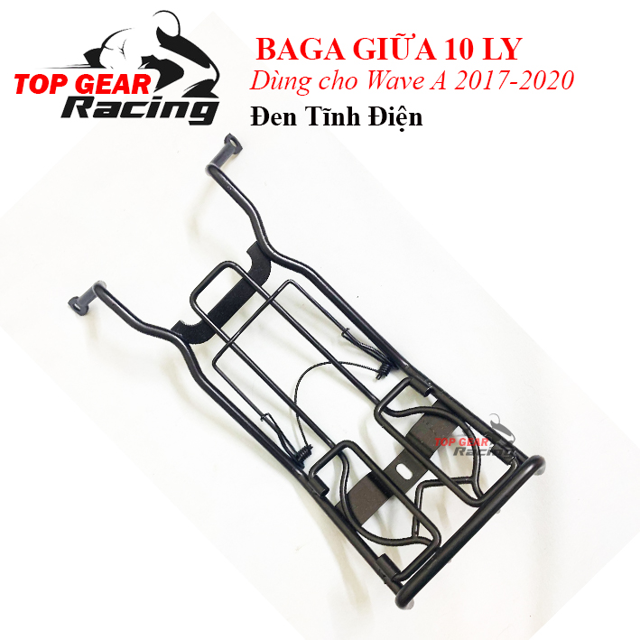 Baga Wave a 2017-2021 Titan, Inox, Đen Dày 10 Ly