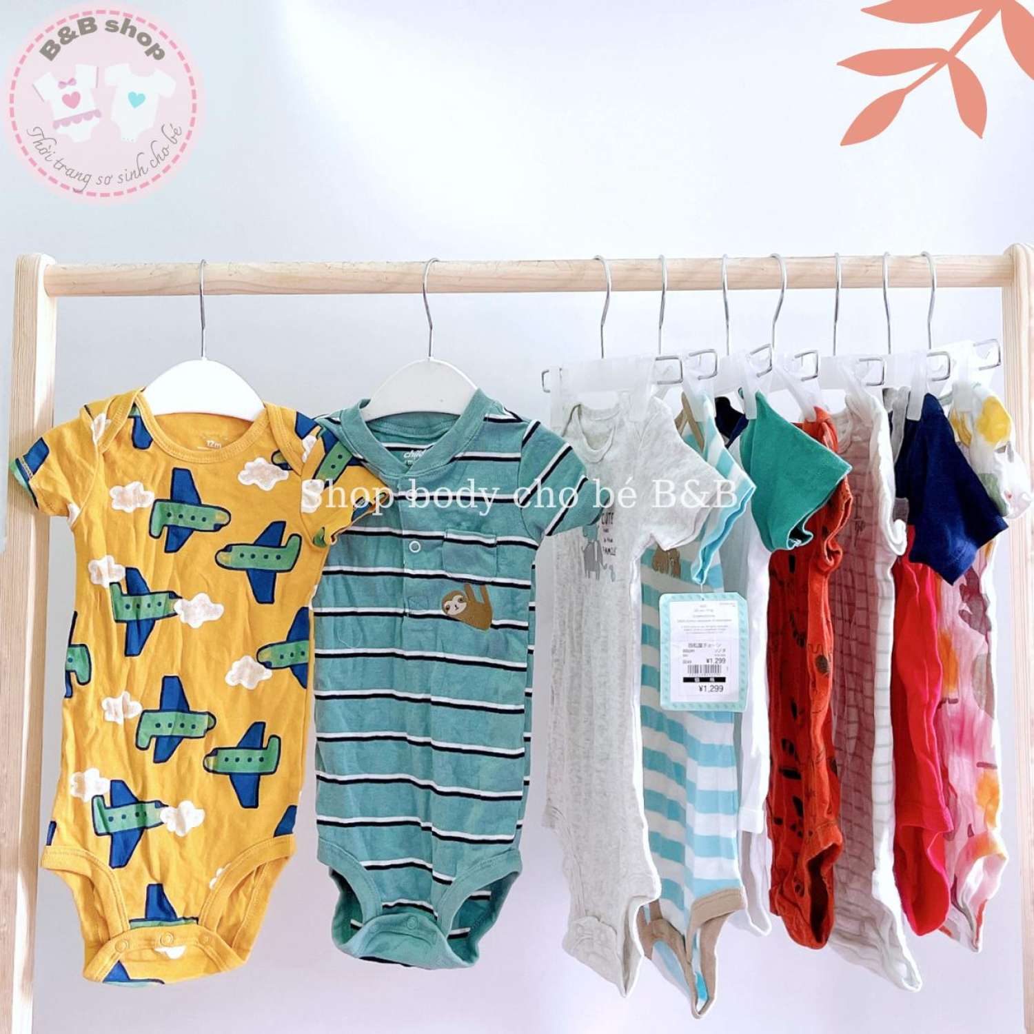 (Chọn mẫu size 9-12m) Bodysuit, Body chip Carter xuất dư cho bé sơ sinh