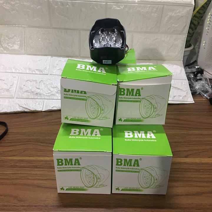 ĐÈN LED TRỢ SÁNG L5 9 MẮT CAO CẤP, ĐÈN TRỢ SÁNG XE MÁY, ĐÈN LED XE MÁY SIÊU SÁNG