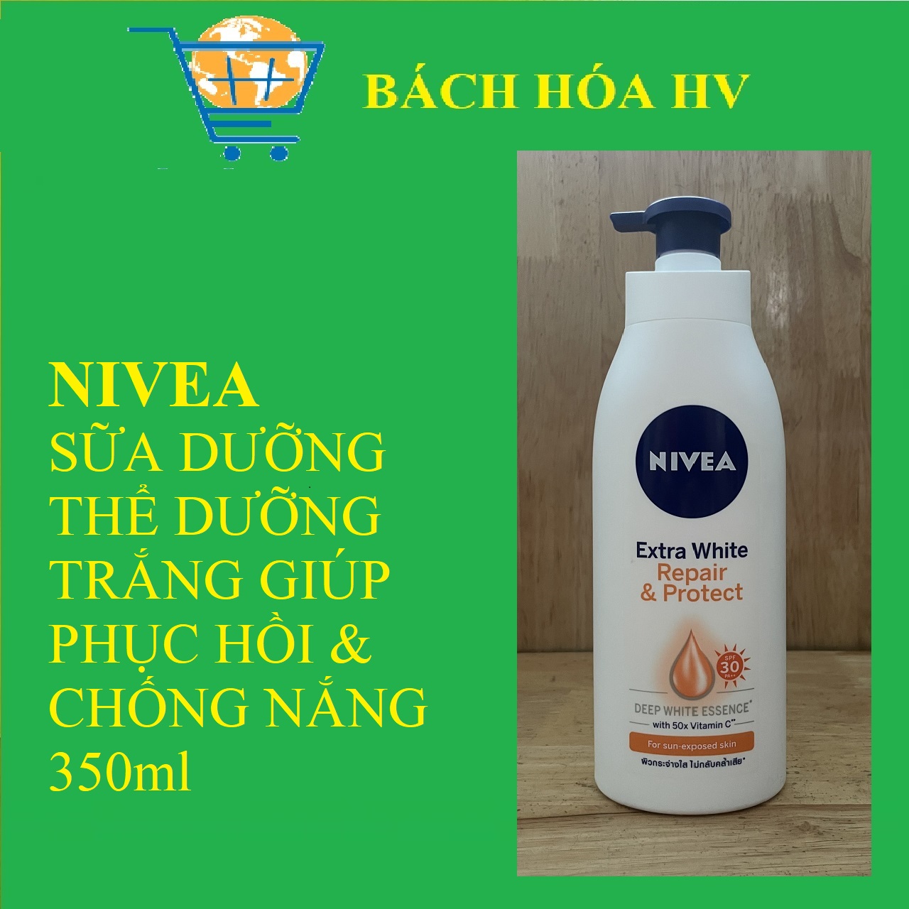 Sữa dưỡng thể Nivea 350g - BACH HOA HV