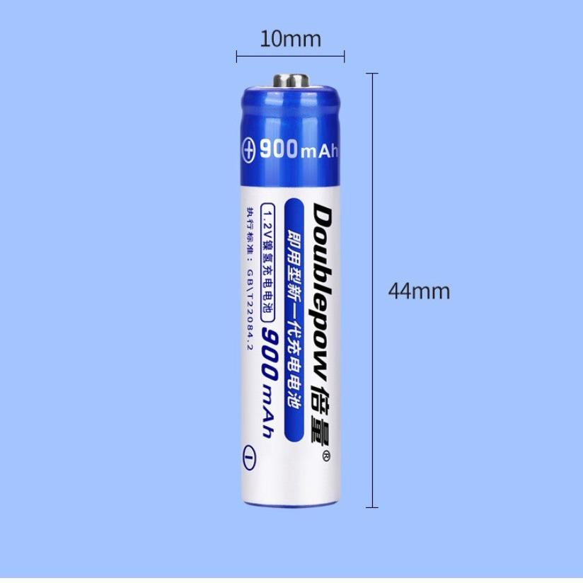 Bộ 4 viên pin tiểu sạc Doublepow AA 1200mAh