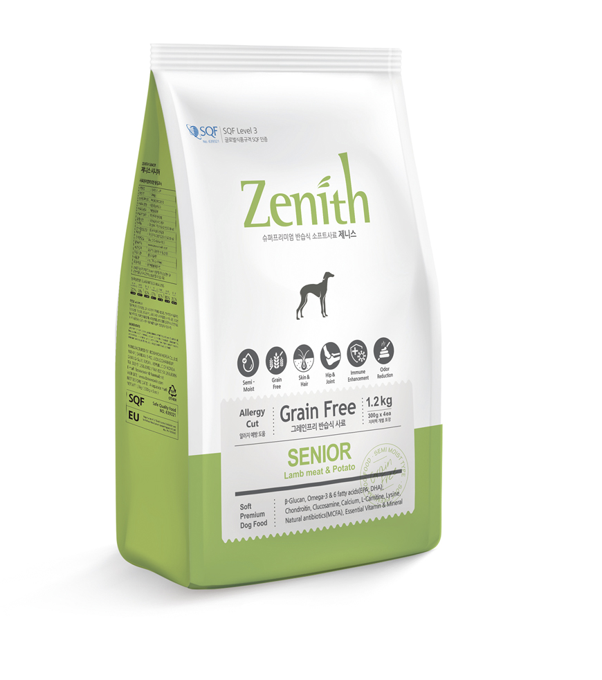 Thức ăn hạt mềm chó già zenith senior 500gr