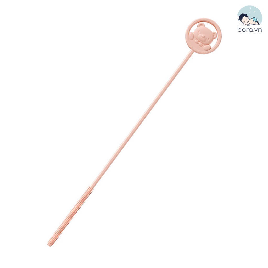 Cọ rửa ống hút bình sữa silicon cho bé