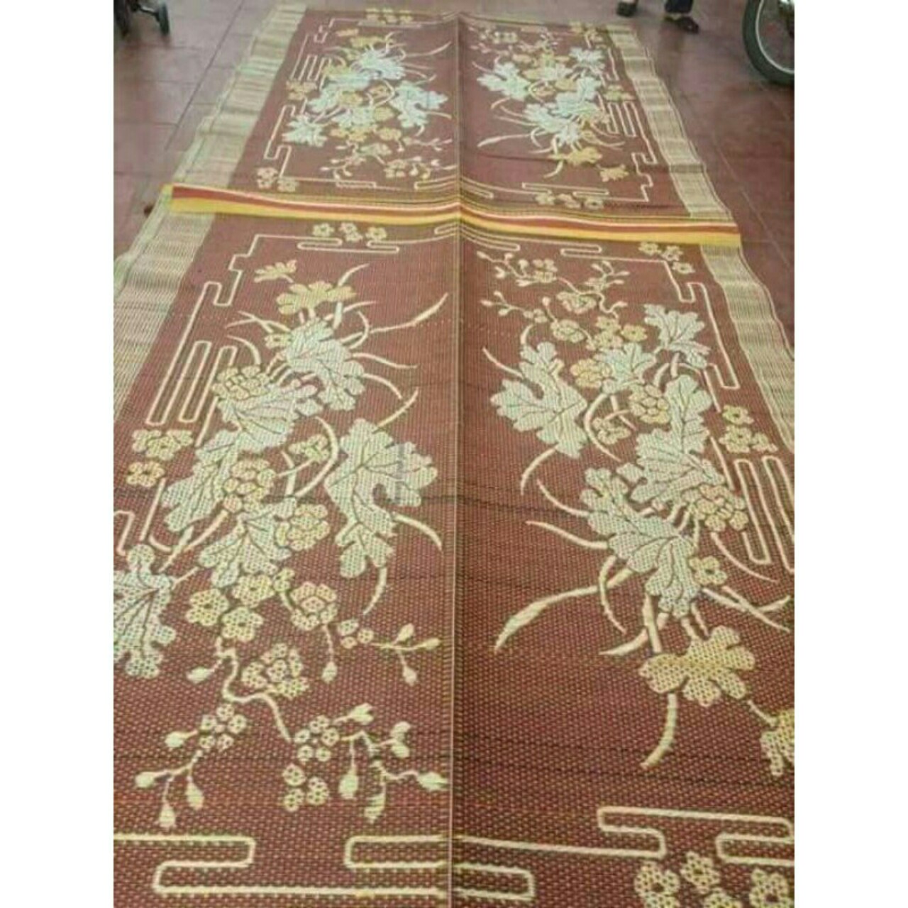 CHIẾU NHỰA ĐÔI GẤP GỌN 2MX4M CHẢI 2-3 MÂM CƠM