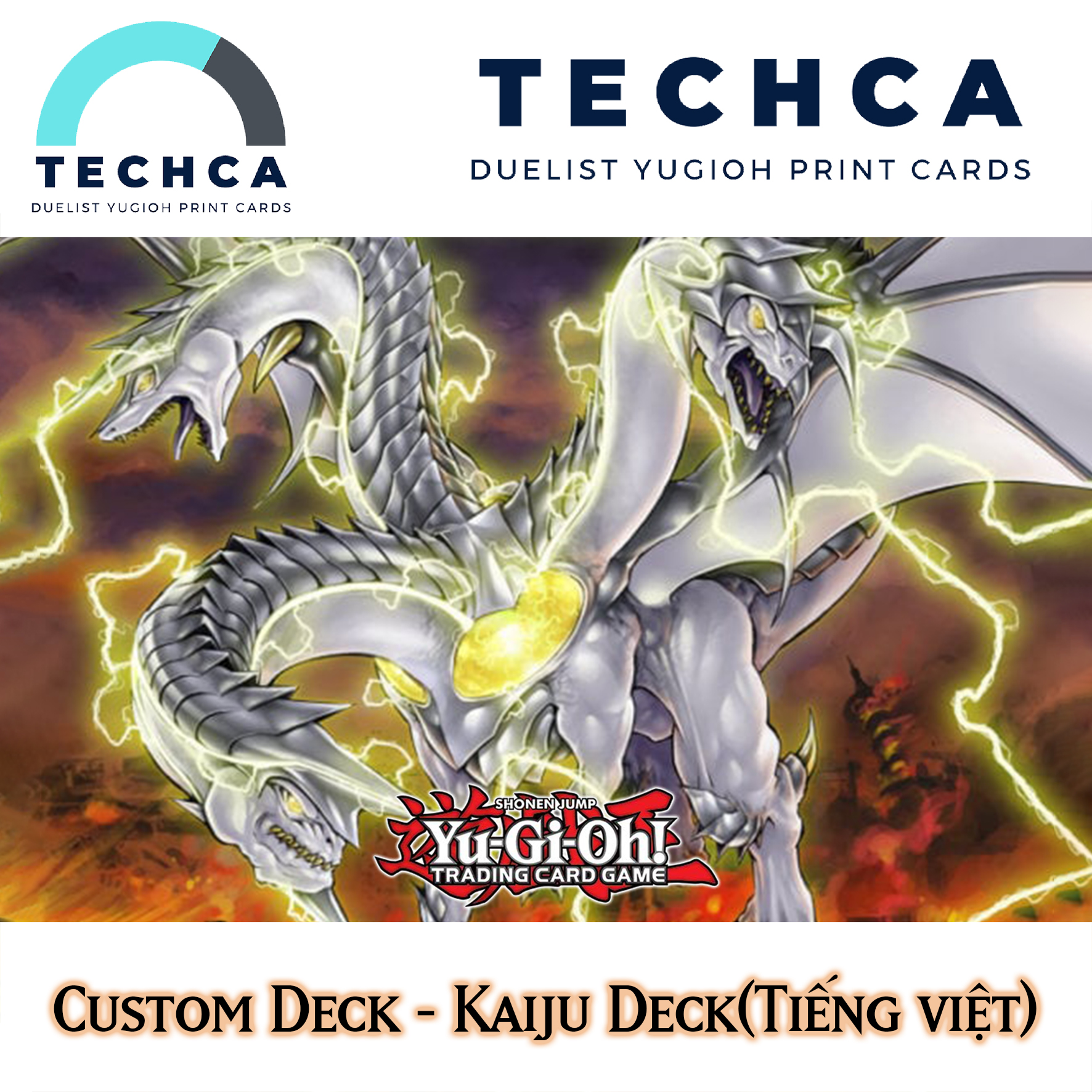 Bài In Tiếng Việt - Bộ bài Yugioh - Custom Deck - Kaiju Deck