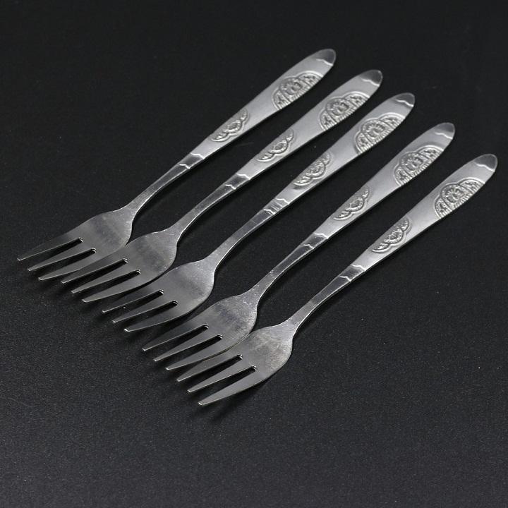 ComBo 10 rĩa cán hoa inox đẹp