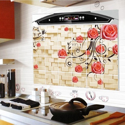 Giấy dán bếp chịu nhiệt cỡ to 60x90cm - giấy dán