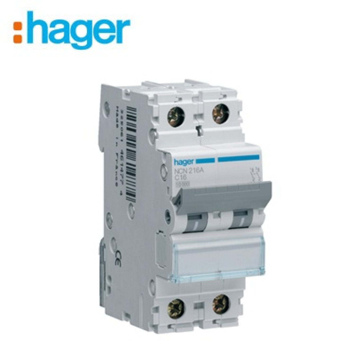 Át tép 2P MCB Hager - Cầu dao tự động (16A,...63A)