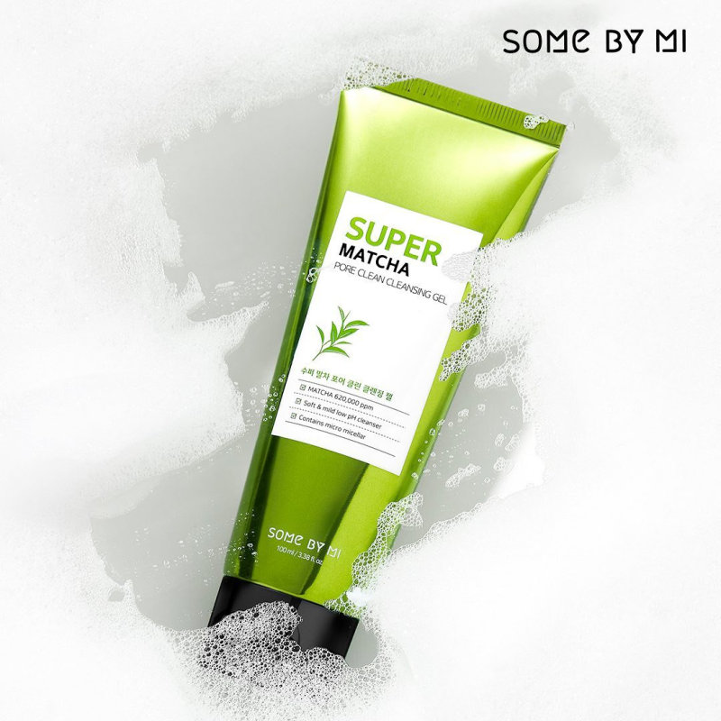 Sữa rửa mặt Some By Mi Super Matcha pore clean cleansing gel 100ml