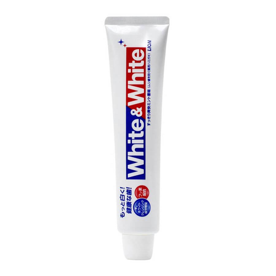 Combo 4 Tuýp Kem Đánh Răng White & White Lion Nhật Bản (Tuýp 150g x4)