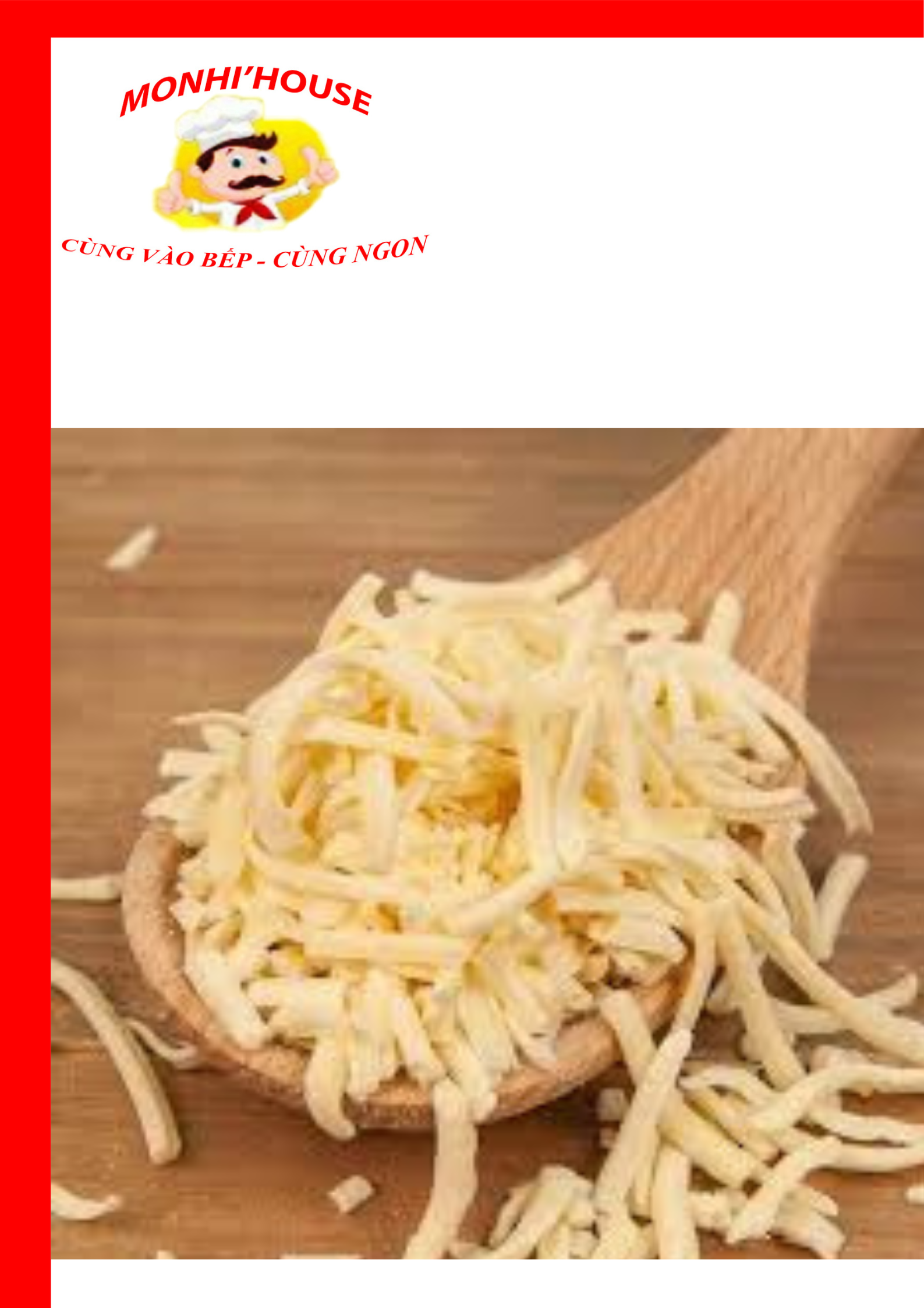 Túi 2kg phô mai Mozzarella bào sợi