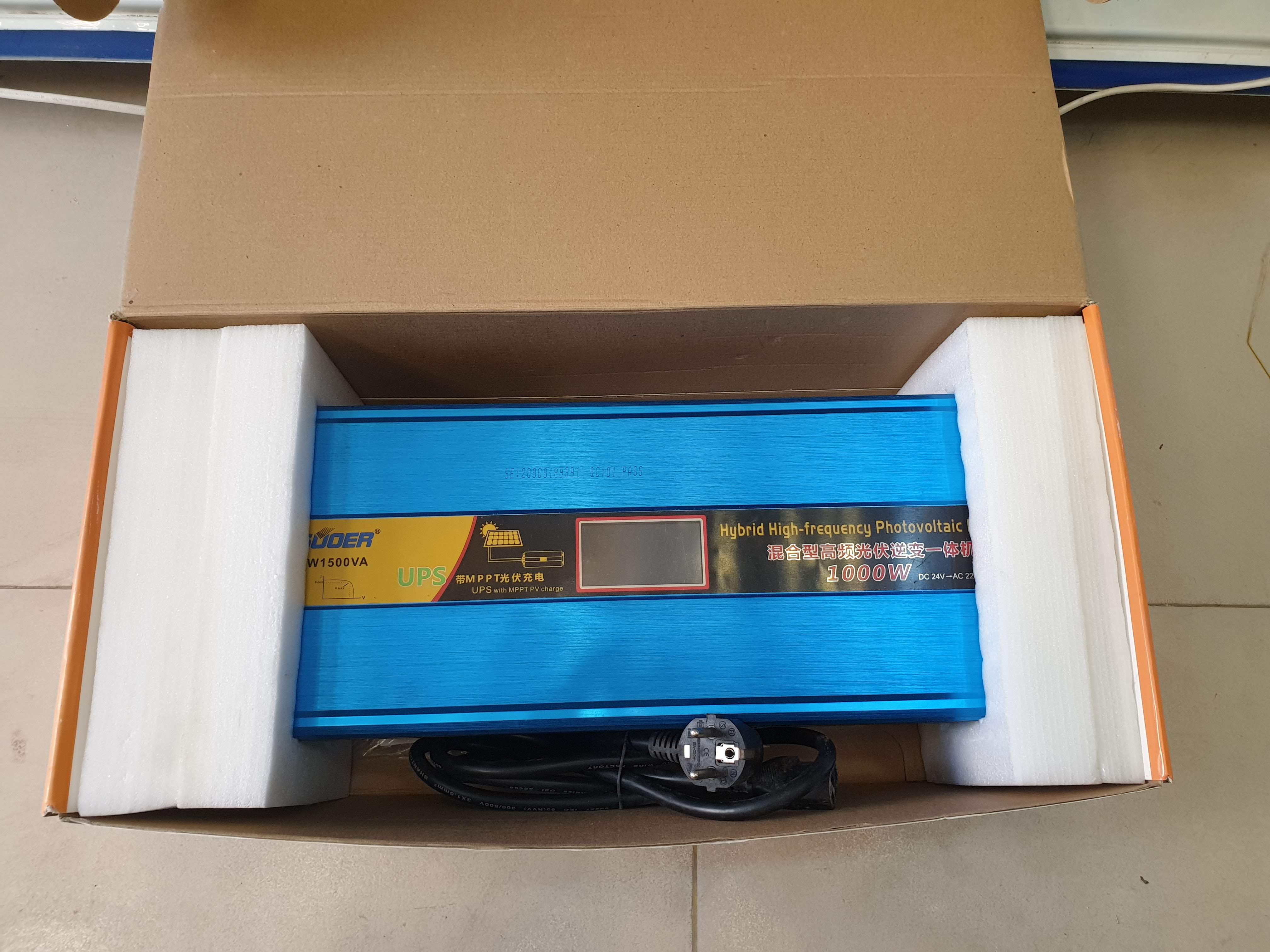 Kích điện Suoer 1000w 24VDC-220VAC son 1500va