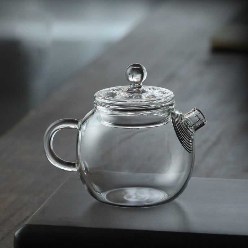 Ấm Thủy Tinh Pha Trà 150 ml (có lọc inox ở vòi)