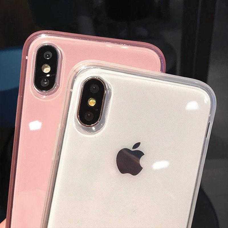[ IPHONE ] Ốp Lưng 6 Màu Trong Suốt Cao Cấp