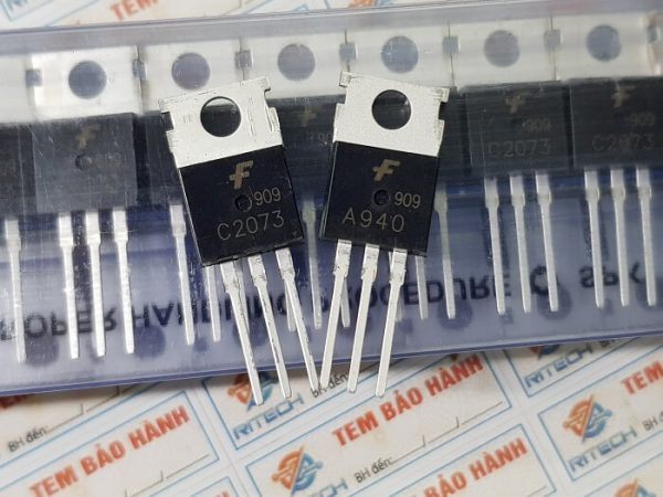 [Combo 5 Cặp] Transistor A940(2SA940) và C2073(2SC2073) 150V/1.5A TO-220C