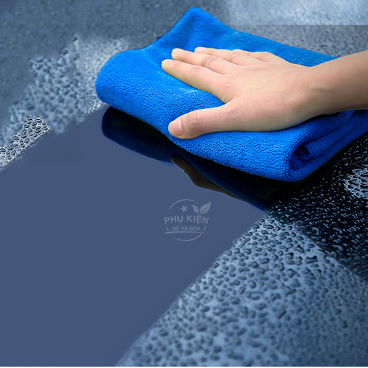 [HCM]Bộ 5 khăn Microfiber lau xe ô tô