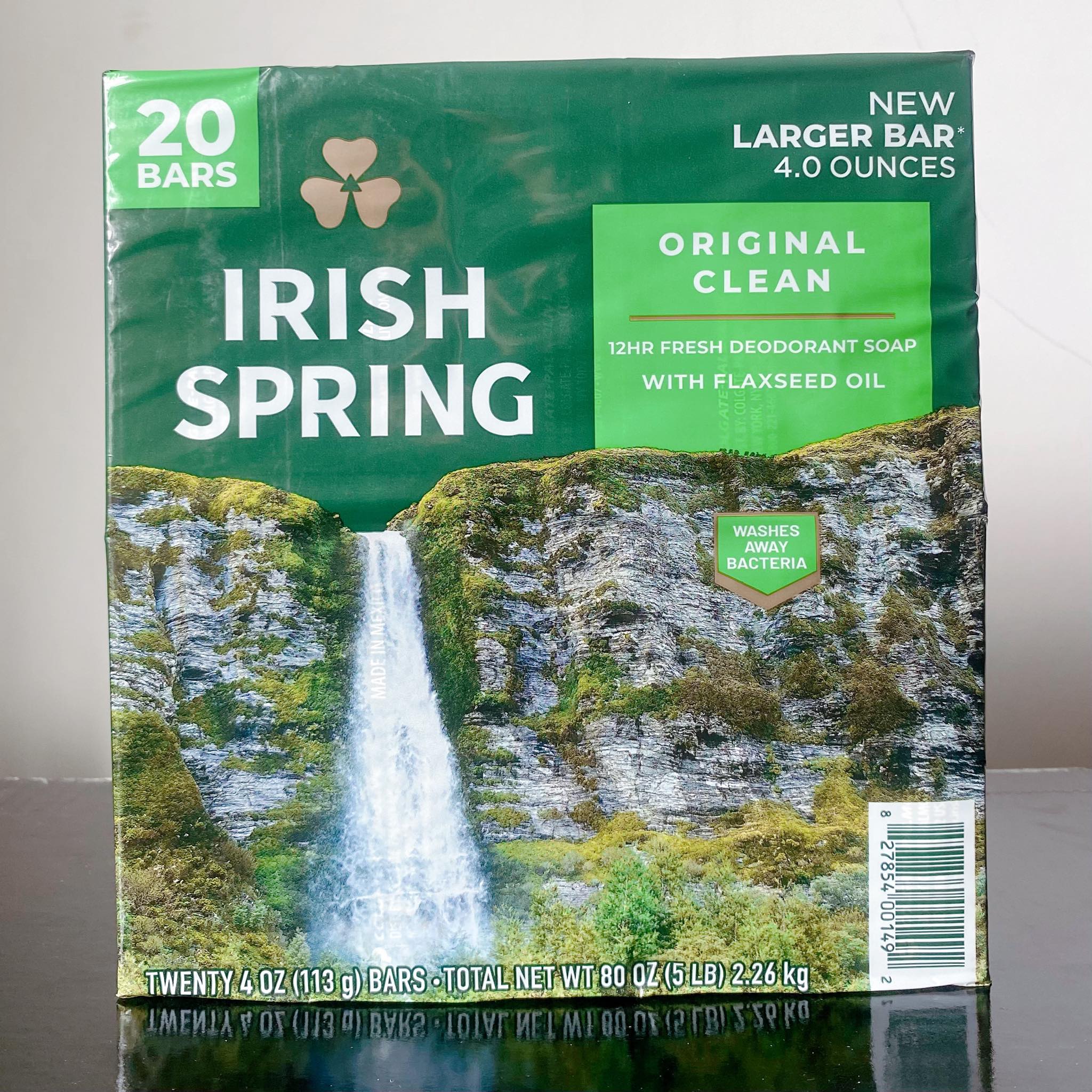 Xà bông cục diệt khuẩn Irish Spring Deodorant Soap Original x 20 cục/ lốc