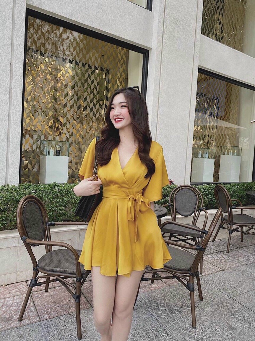 [HCM]ĐẦM NỮ BÈO CỘT NƠ XINH XẮN ĐÁNG YÊU
