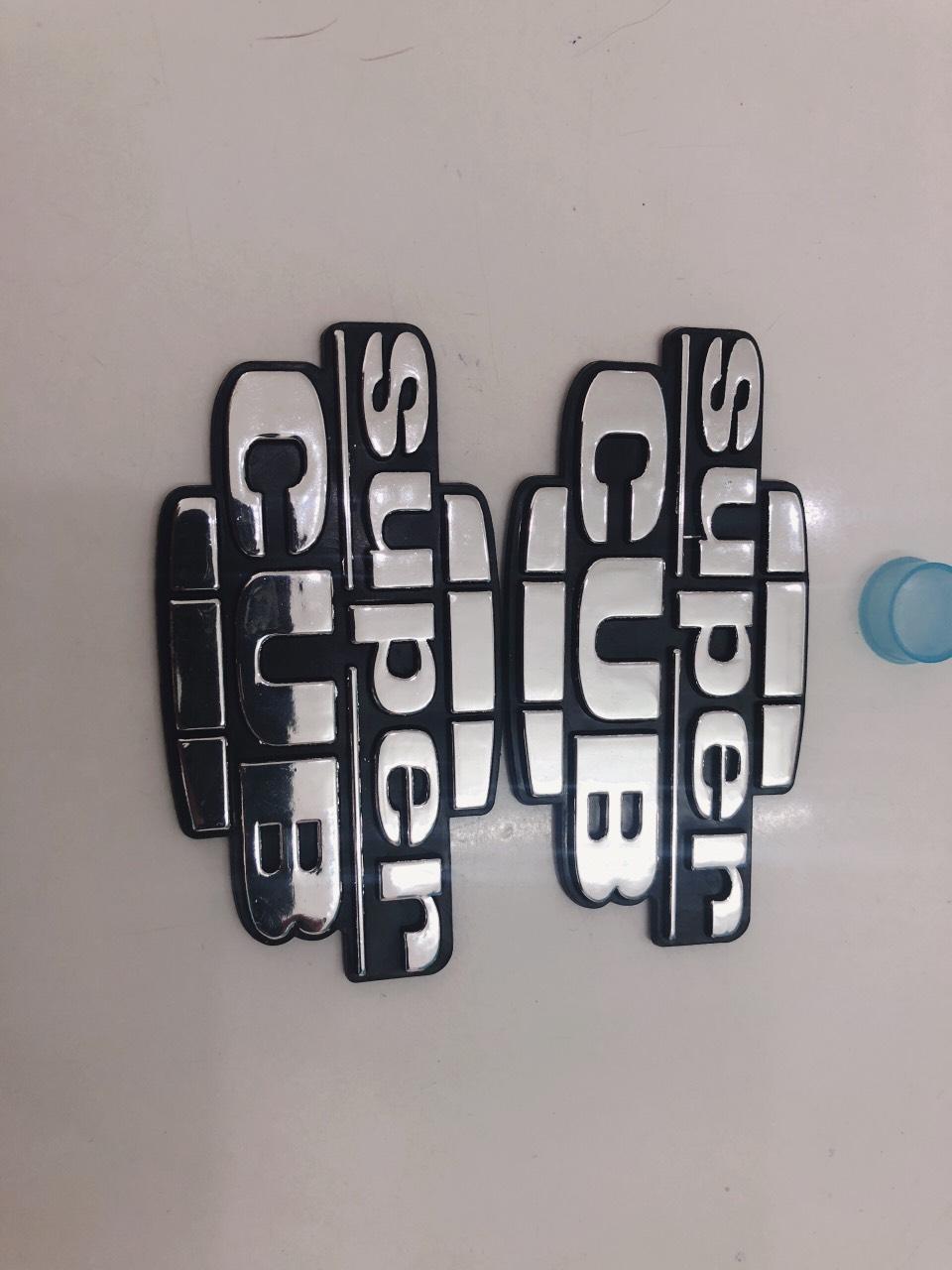 1 Đôi tem cốp nổi honda cub 81, 82,... vv