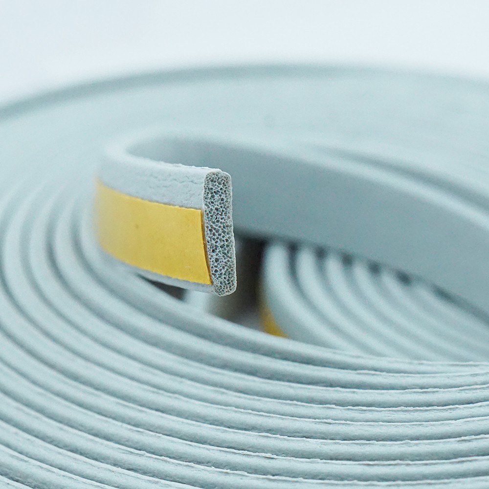 Roong i sợi đơn, Gioăng cao su chữ I chống ồn, ngăn Bụi dán khuôn cửa loại tốt đàn hồi bền bỉ - 1mét gioăng I