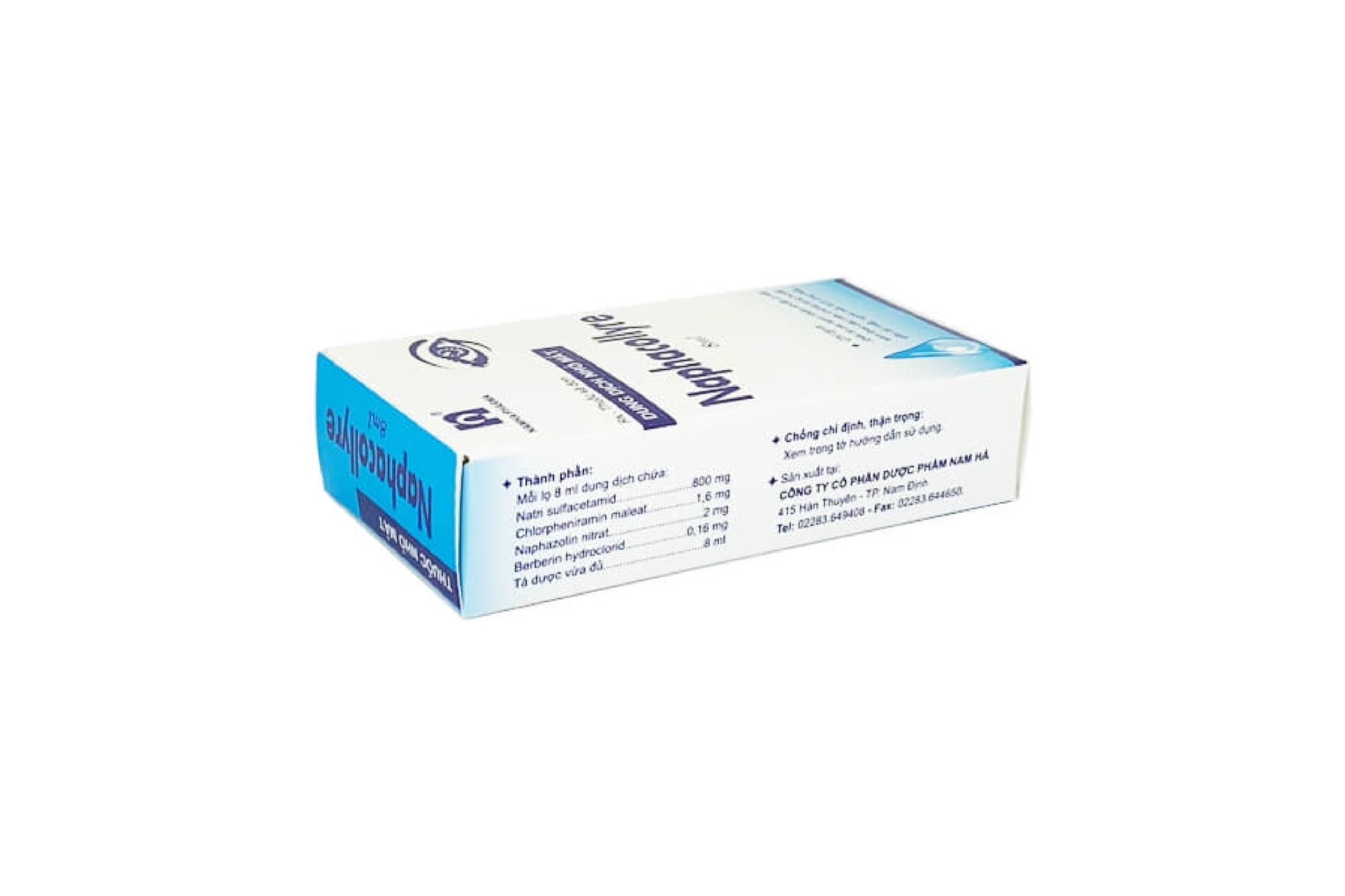[Cam kết chính hãng] Nhỏ mắt Naphacollyre chai 8ml