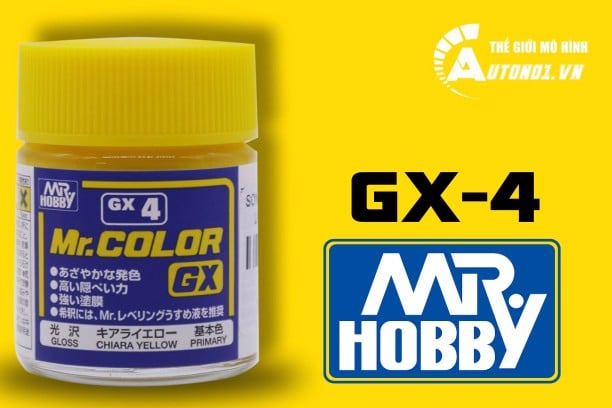 Lacquer ( GX1 ~ GX6 ) màu cơ bản - sơn mô hình 18ml Mr.hobby-Mr.Color