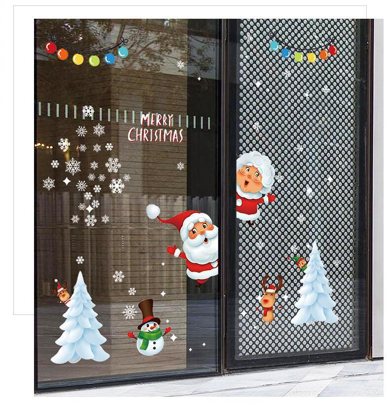Decal noel trang trí giáng sinh vui vẻ HM92052