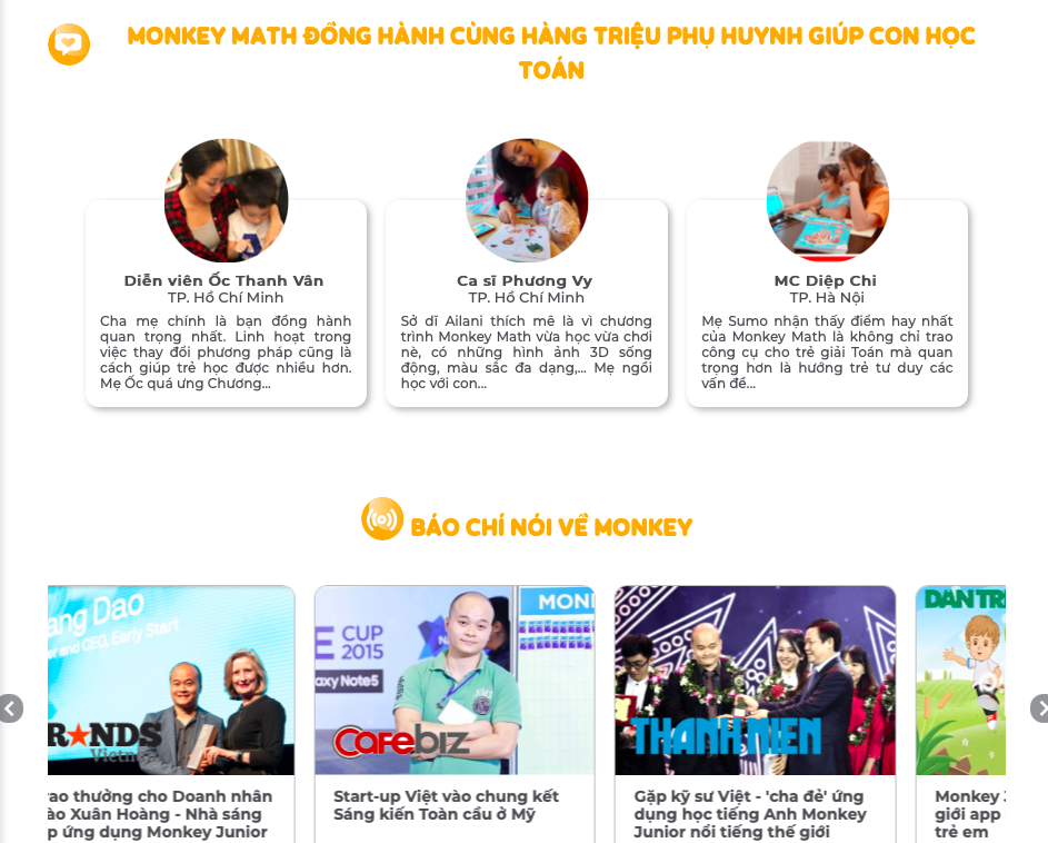 Monkey Math (Trọn đời, 1 năm, 6 tháng) - Toán tiếng Anh chuẩn Mỹ cho trẻ