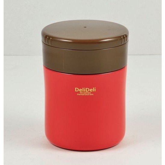 Bình Ủ Cháo Kèm Thìa Pearl Lilfe (400Ml, Màu Đỏ)