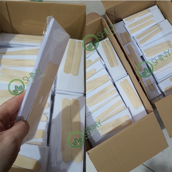Bộ giấy wax lông 50 tờ và 2 que gỗ