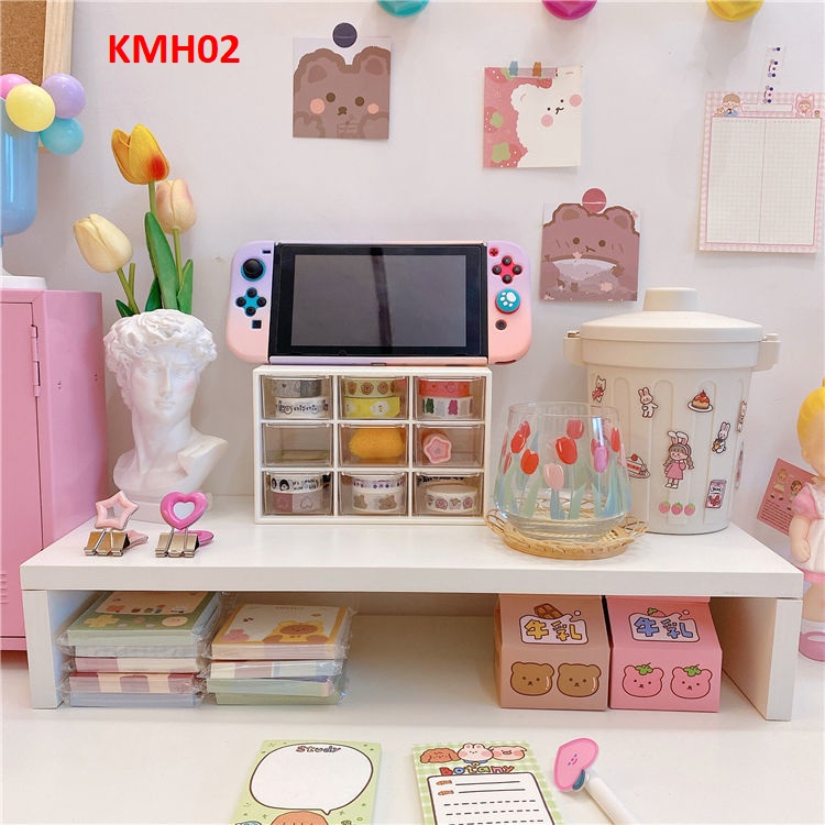 Kệ màn hình, kệ màn hình máy tính, kệ gỗ để máy tính 1 tầng