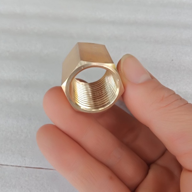 Nối ren trong 21mm( măng sông đồng thau)