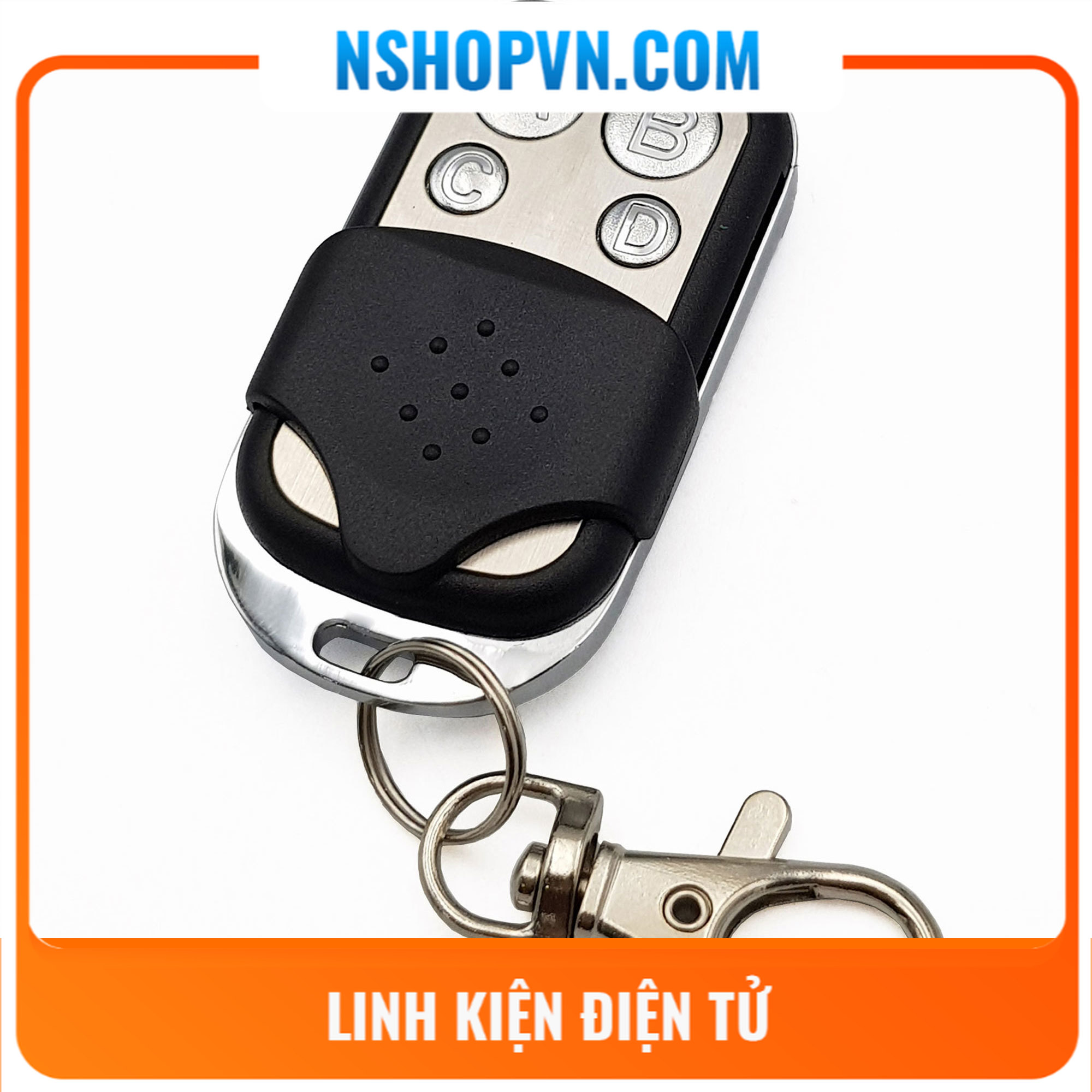 Remote 4 kênh sao chép mã nhảy tần số 315mhz - 433mhz