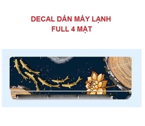[HCM]Decal Dán Tủ Lạnh CÁ CHÉP VÀNG - THUTHAODECOR