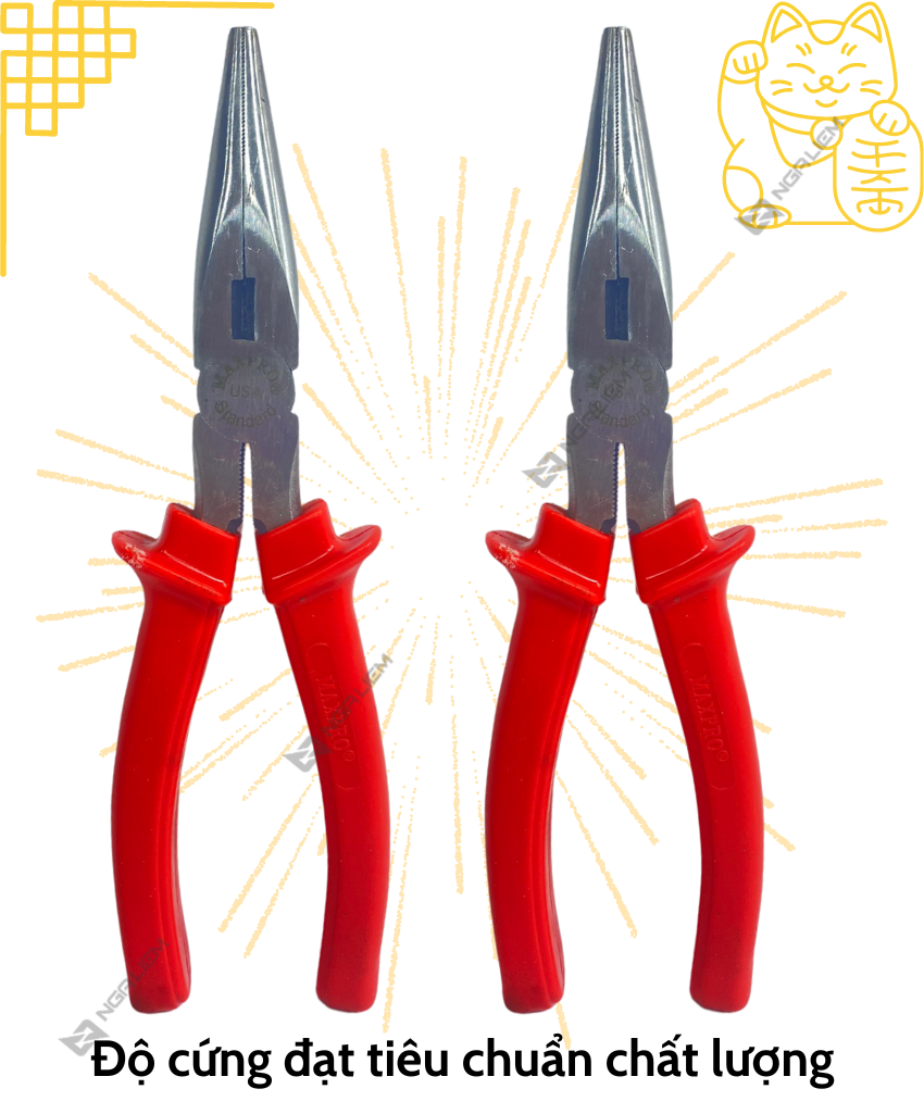 Needle-nose pliers red handle 8 ''Maxpro [quality goods]