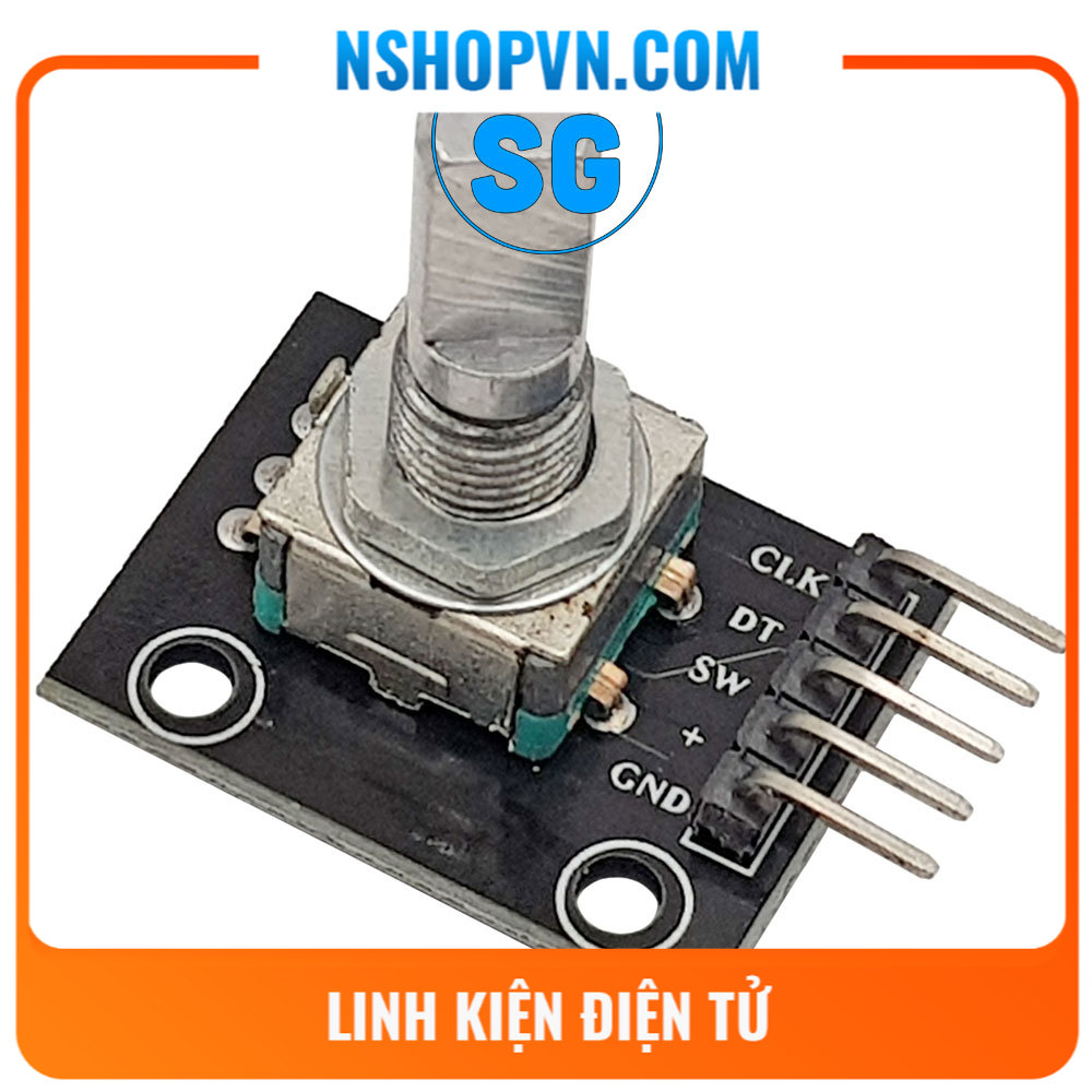 Mạch Volume Xoay Rotary Encoder 360 Độ KY-040