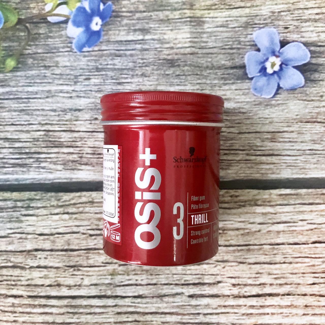 [+tặng mũ trùm][HCM]Sáp tạo kiểu tóc Schwarzkopf OSiS+ 3 Thrill 100ml
