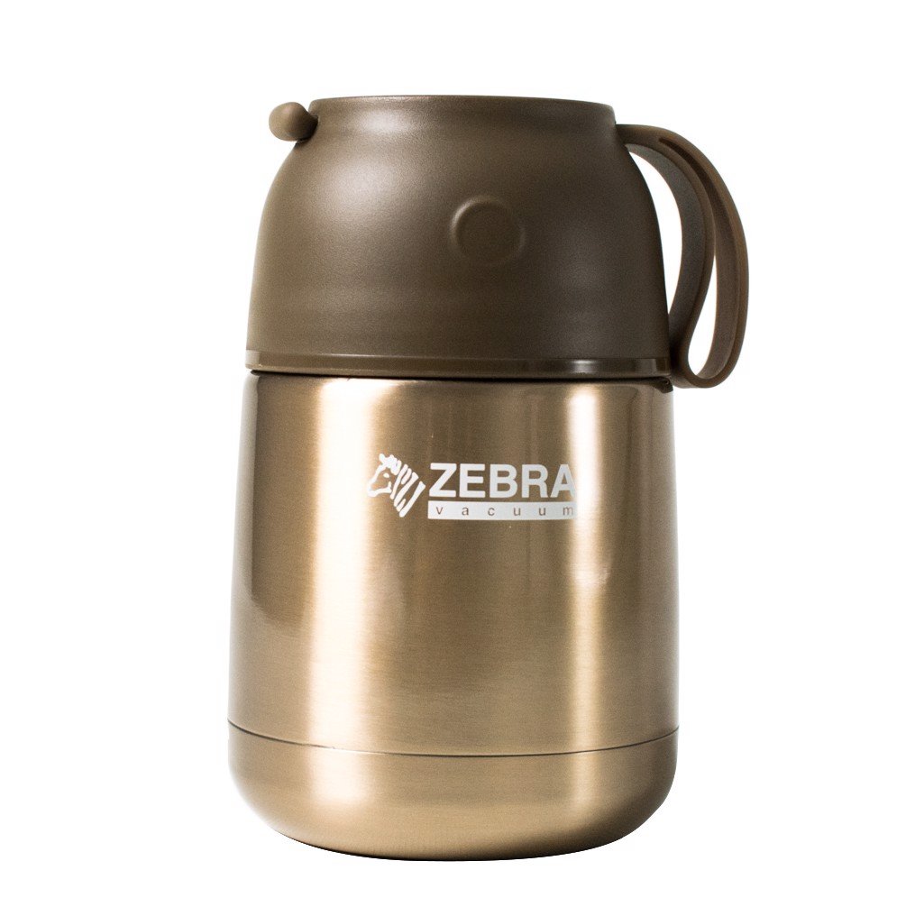 [HCM]Bình giữ nhiệt ủ cháo zebra 450ml Thái Lan - màu mơi