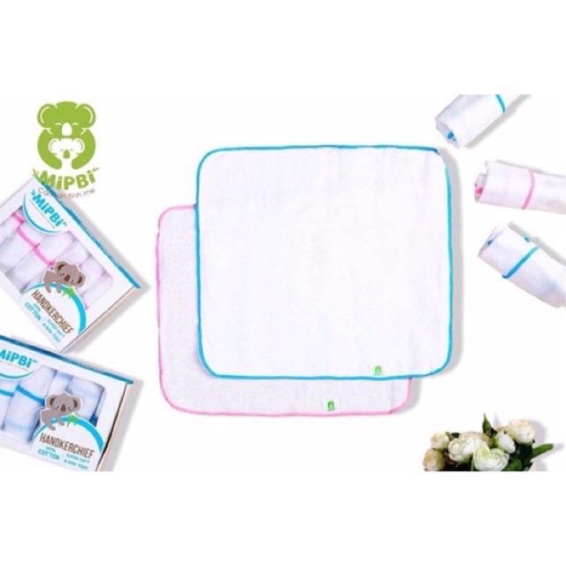 Combo 6c khăn sữa 2,3,4 lớp mipbi 100% cotong siêu mềm