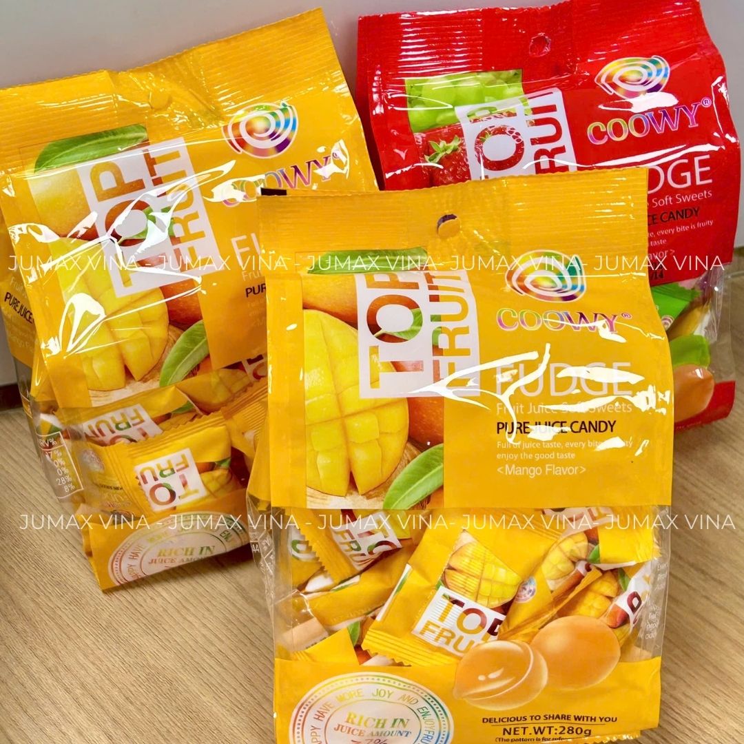 [HCM] BAO BÌ MỚI Kẹo dẻo trái cây Coowy TOP FRUIT COOWY