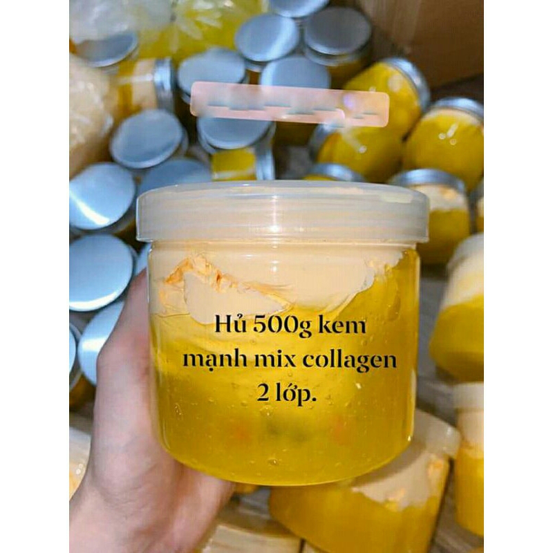 hũ 500gr kem hấp ủ cốt mix serum
