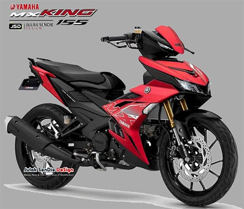 Mão pha lê trang trí xe EXCITER 155