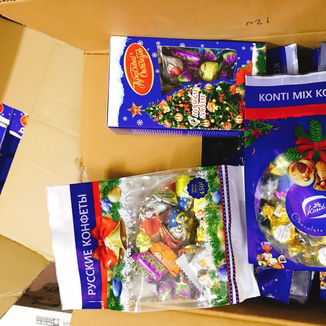 ✈️Kẹo Konti Mix 8 vị Nga 450gr