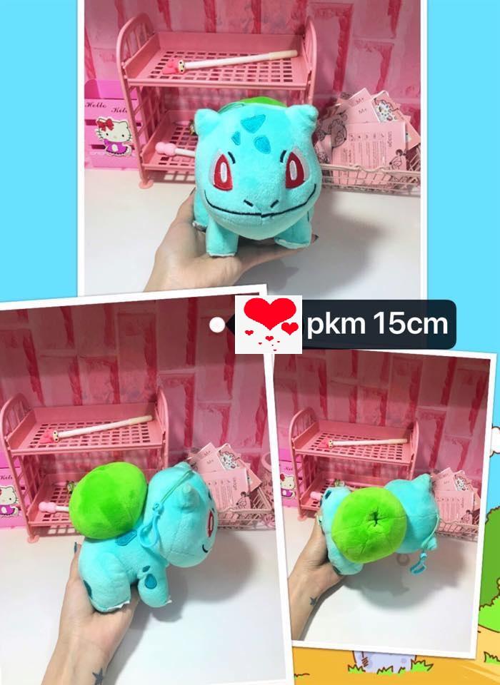 [HCM]Móc khóa gấu bông Pokemon - Ếch Bulbasaur kỳ diệu
