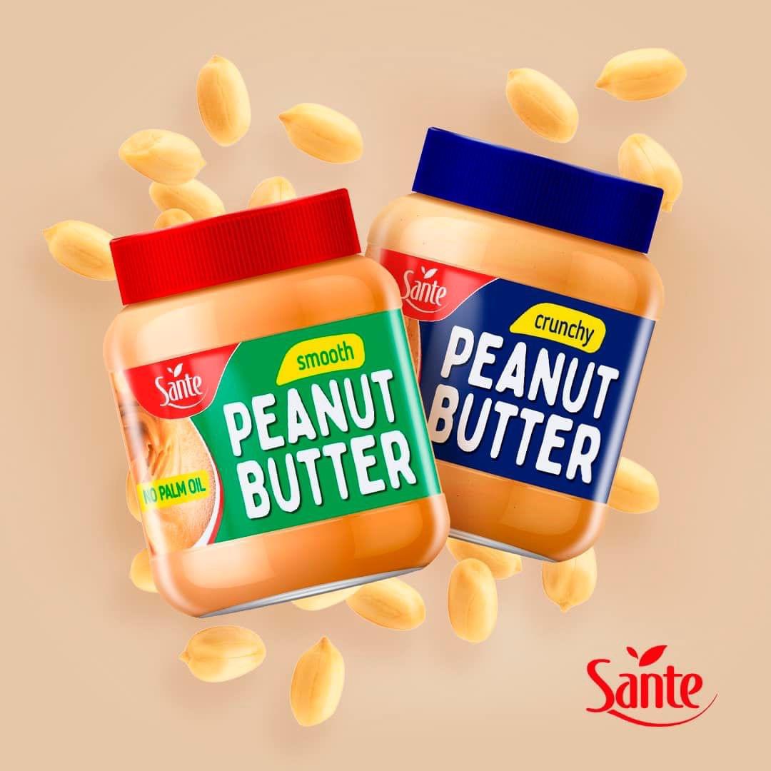 Bơ đậu phộng mịn Sante date 2023 350G